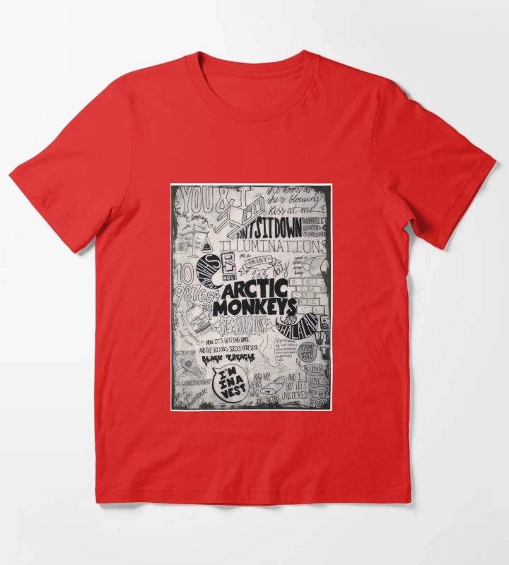 Rock Band Artics 2 T-Shirt Red