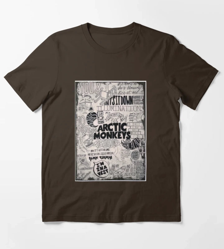 Rock Band Artics 2 T-Shirt Brown