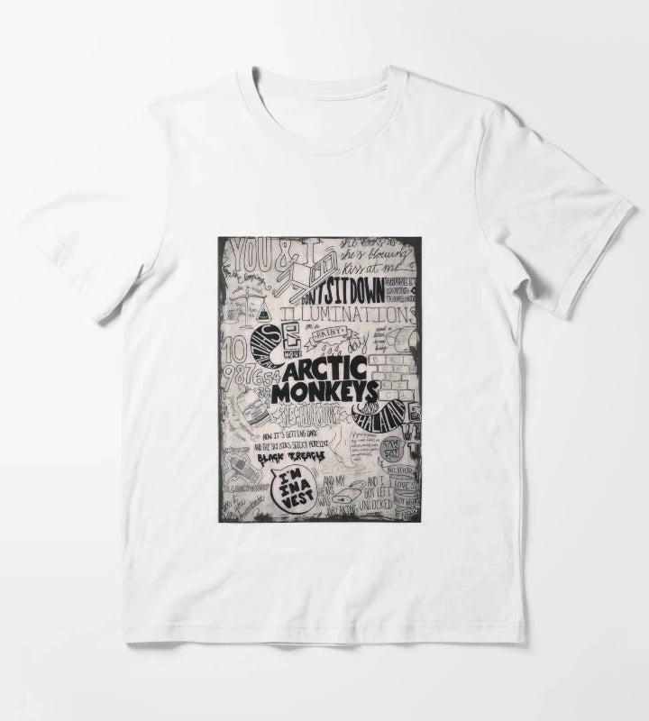 Rock Band Artics 2 T-Shirt White