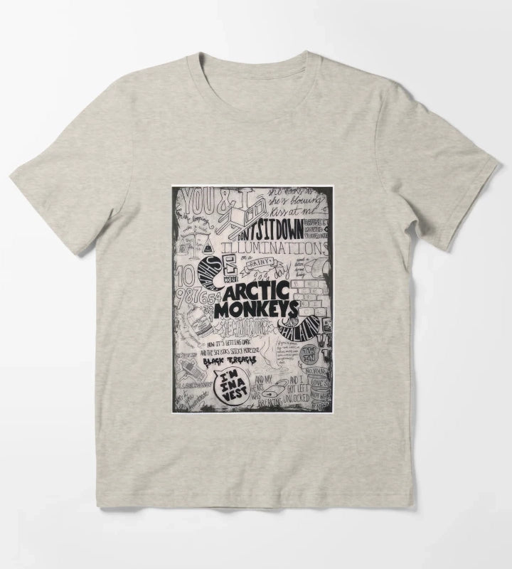 Rock Band Artics 2 T-Shirt Cream