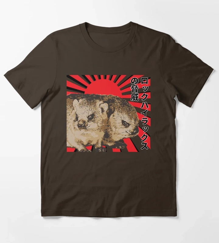 Rock Hyrax Menace T-Shirt Brown