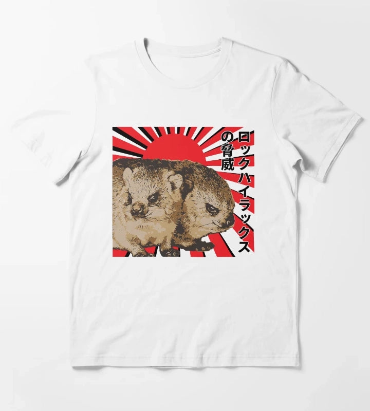 Rock Hyrax Menace T-Shirt White