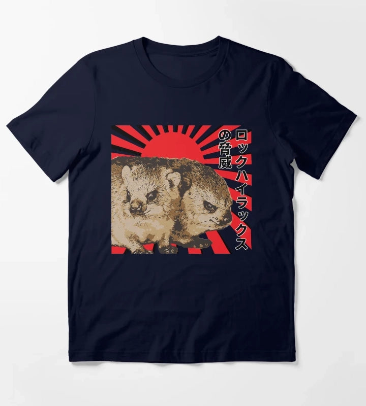 Rock Hyrax Menace T-Shirt Navy
