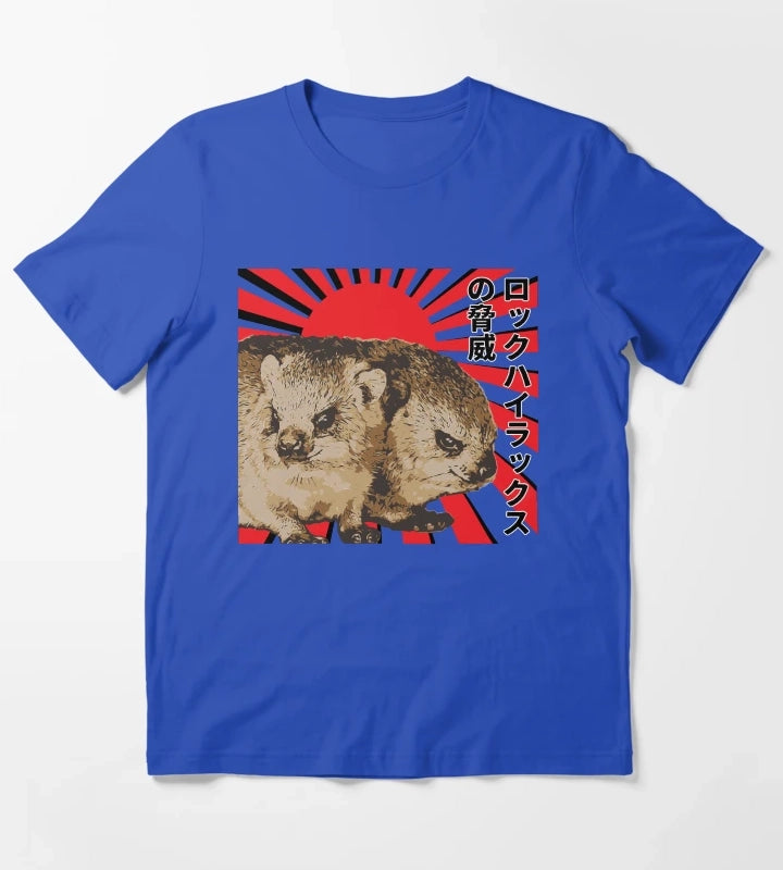 Rock Hyrax Menace T-Shirt Blue