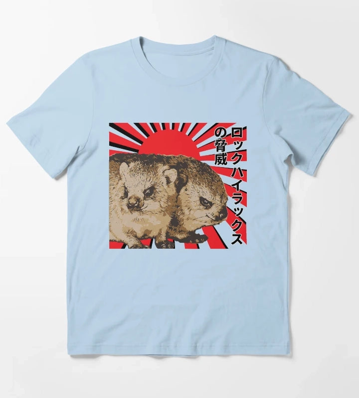 Rock Hyrax Menace T-Shirt Sky Blue