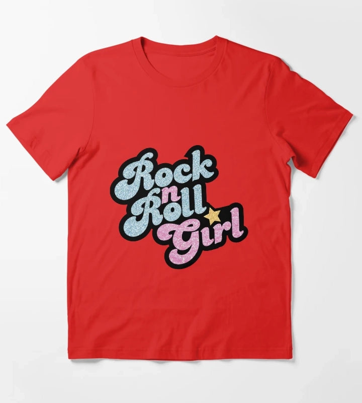 Rock n Roll Girl T-Shirt Red