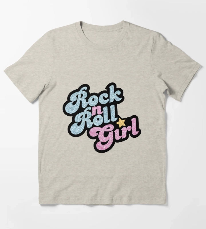 Rock n Roll Girl T-Shirt Cream