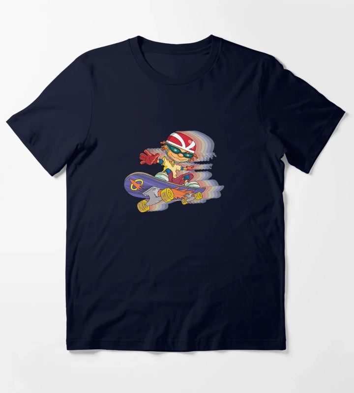 Rocket Power Speed Skate T-Shirt Navy