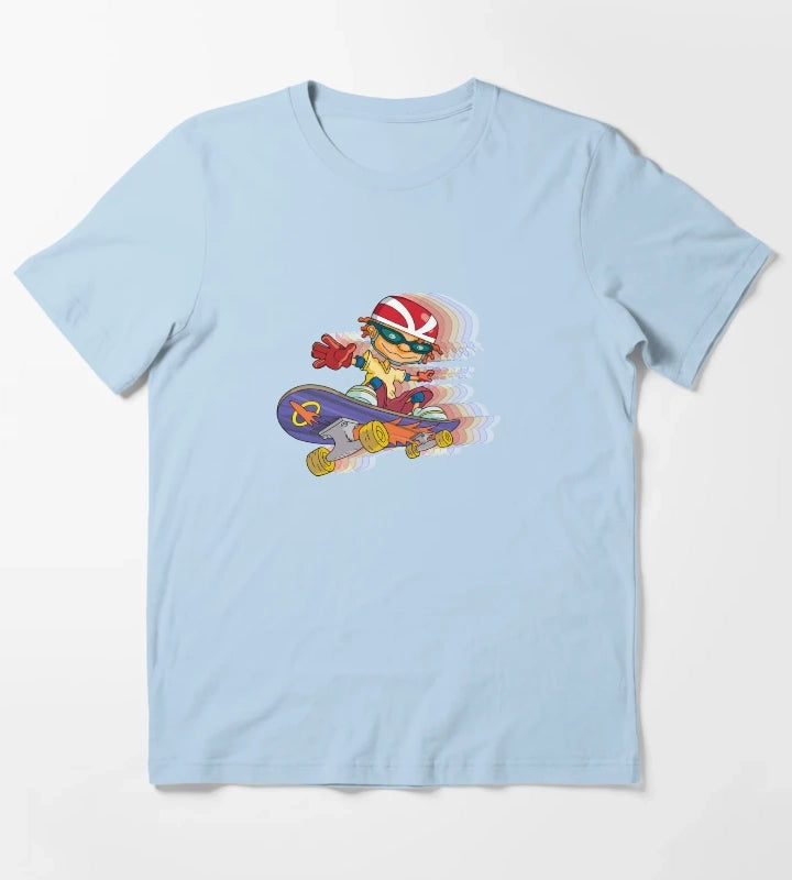 Rocket Power Speed Skate T-Shirt Sky Blue
