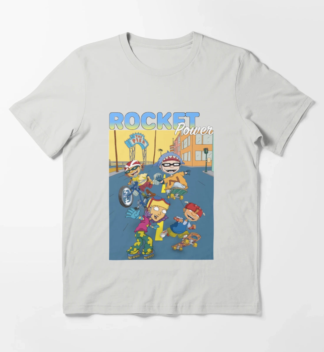 Rocket Power T-Shirt Light Grey