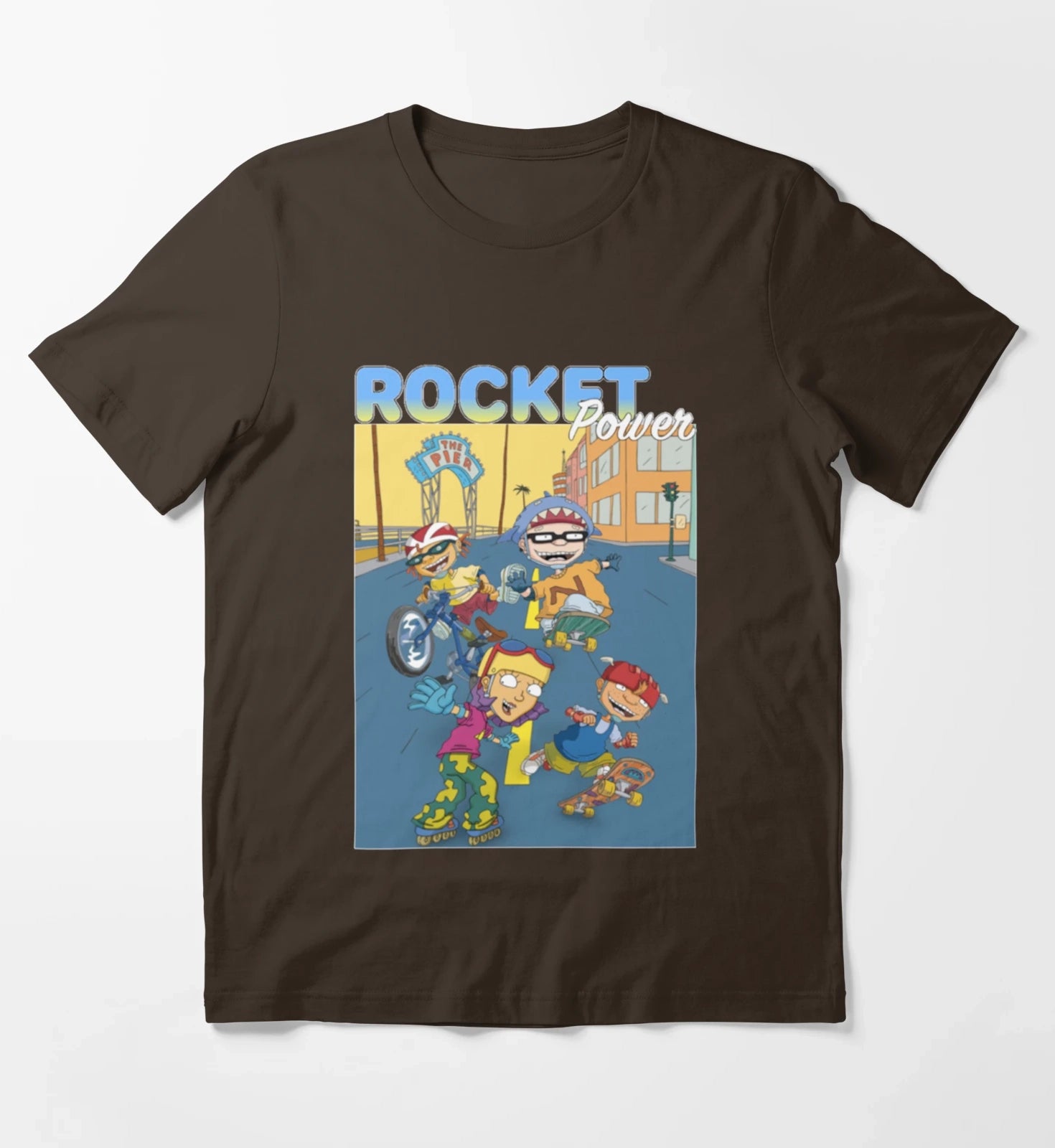 Rocket Power T-Shirt Brown