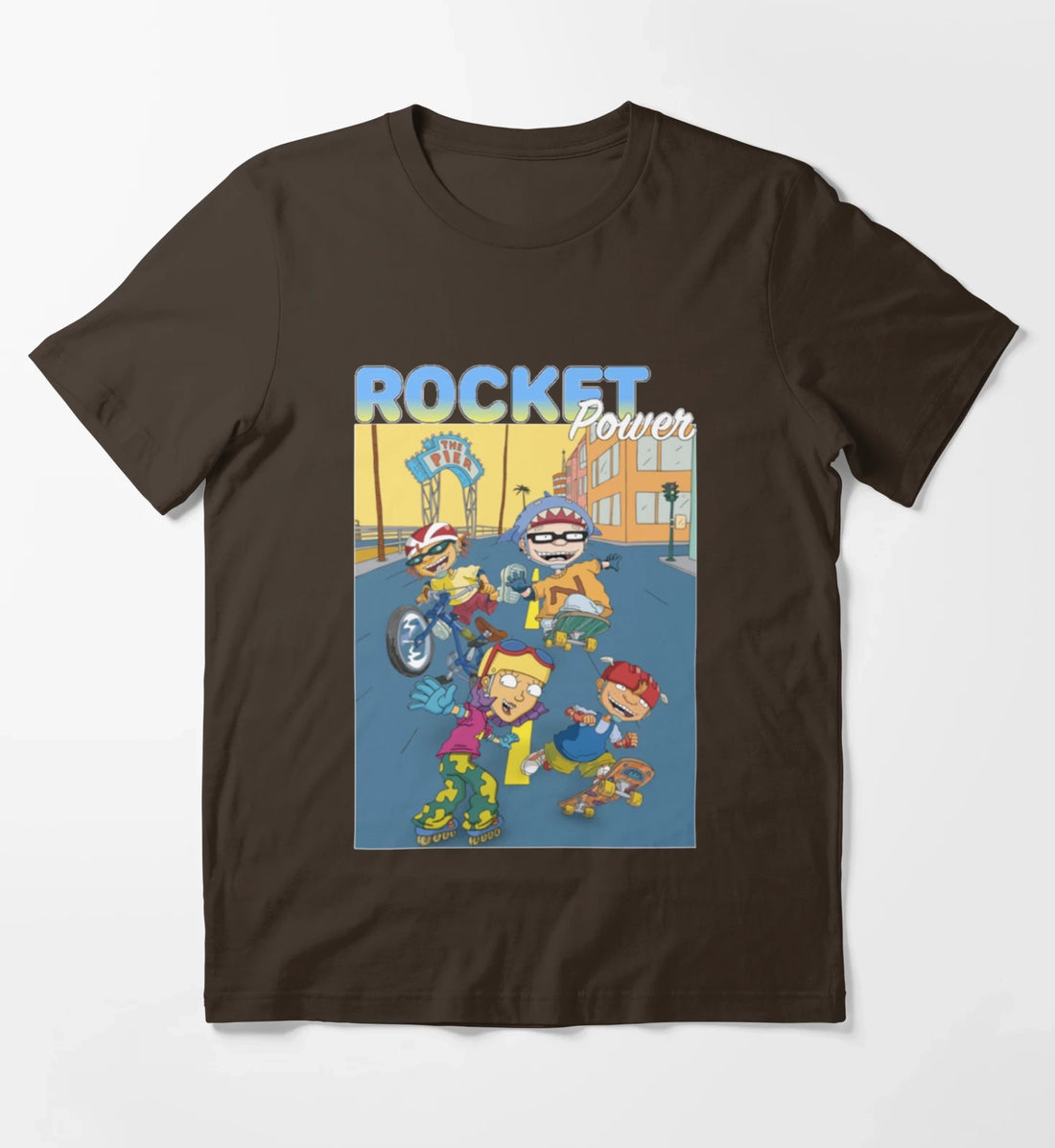 Rocket Power T-Shirt Brown