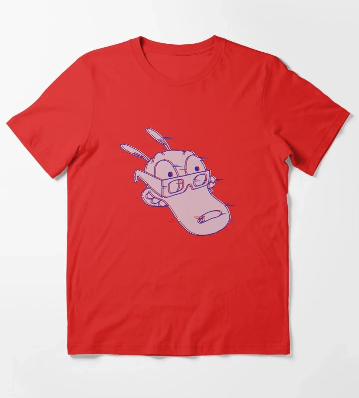 Rockos Glitchy Life T-Shirt Red