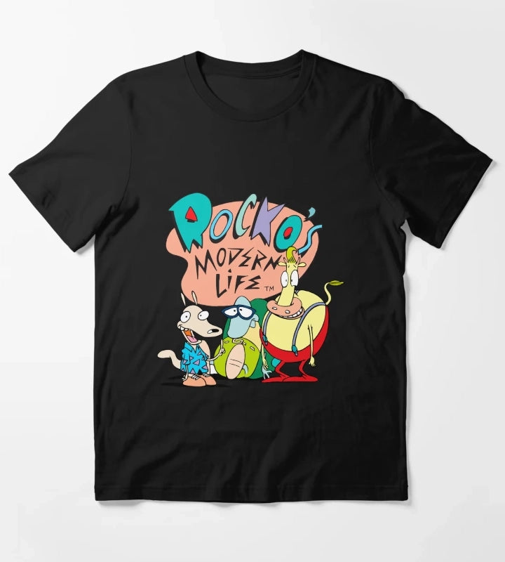 Rockos Modern Life Original Logo Trio T-Shirt
