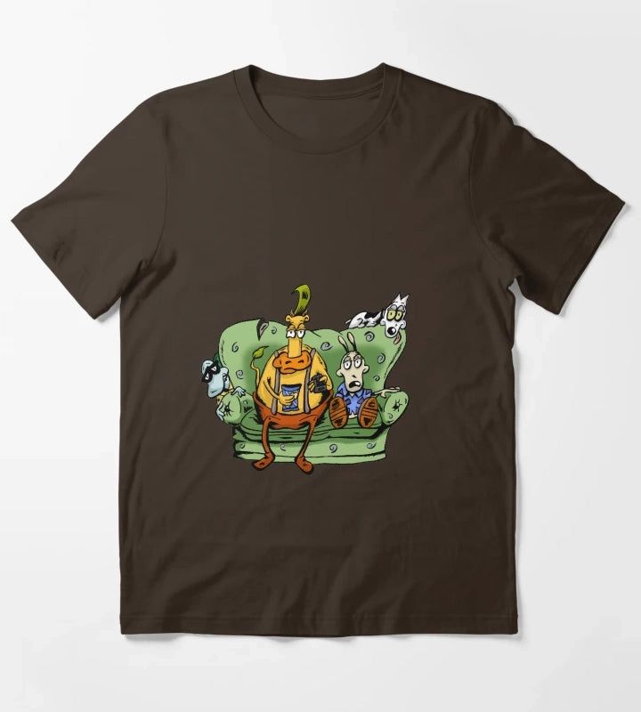 Rockos Modern Life T-Shirt Brown