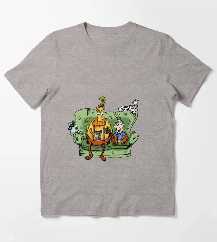Rockos Modern Life T-Shirt Heather Grey