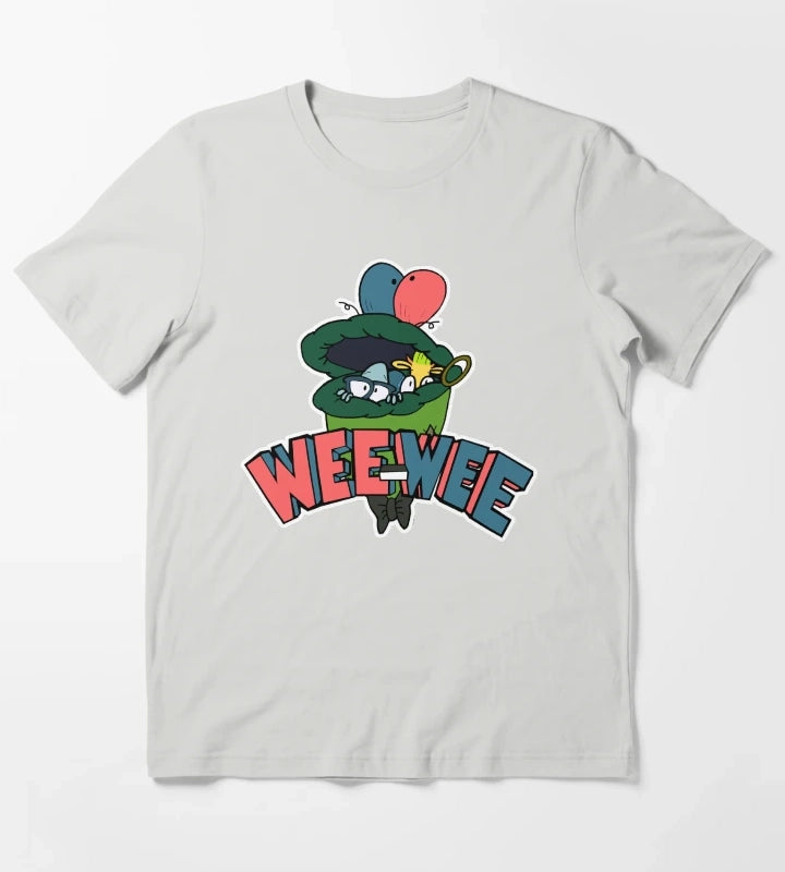 Rockos Modern Life Wee Wee T-Shirt Light Grey