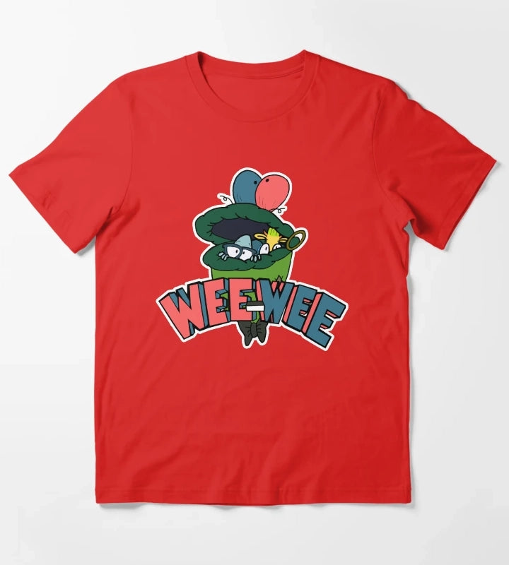 Rockos Modern Life Wee Wee T-Shirt Red