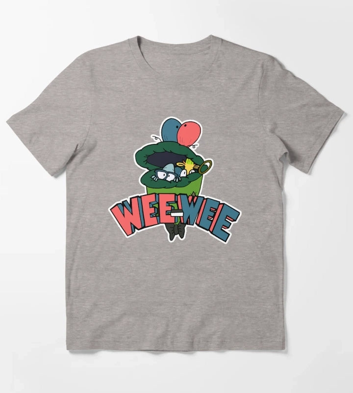 Rockos Modern Life Wee Wee T-Shirt Heather Grey