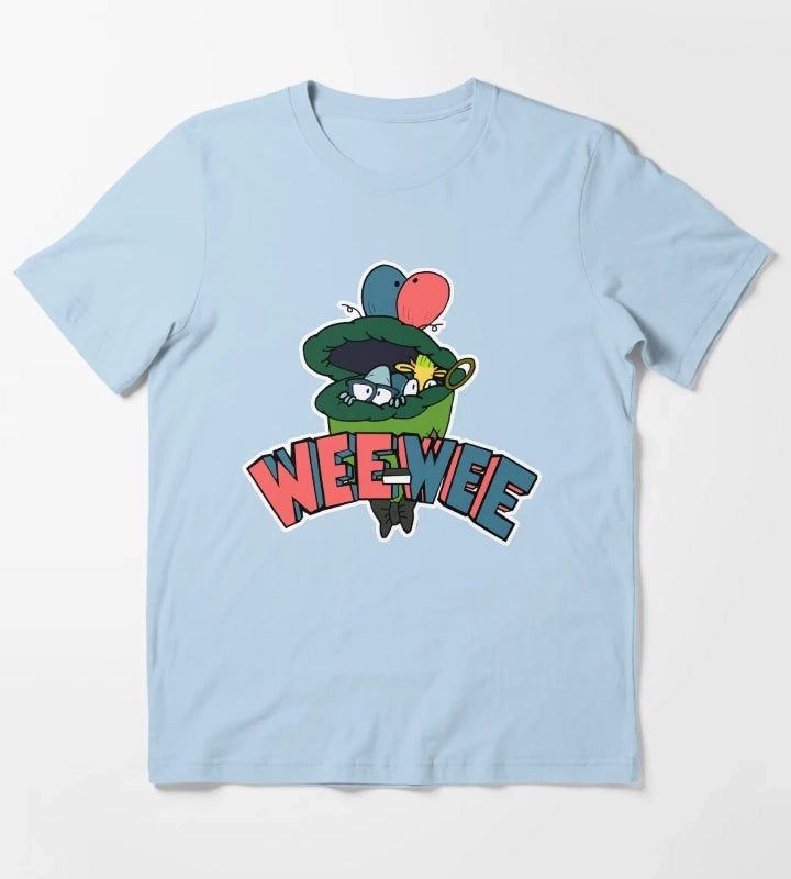 Rockos Modern Life Wee Wee T-Shirt Sky Blue
