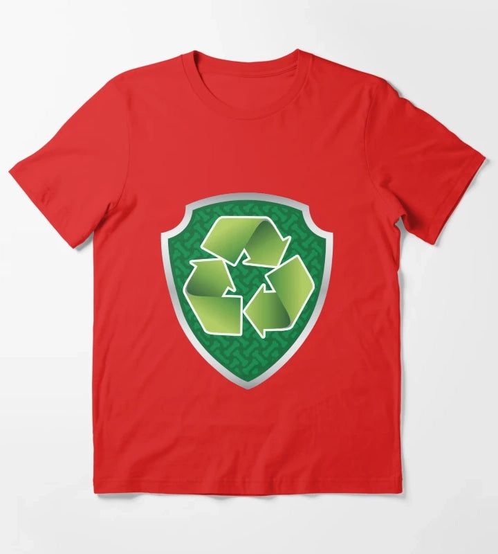 Rocky Recycle Puptag GraphicLoveShop T-Shirt Red