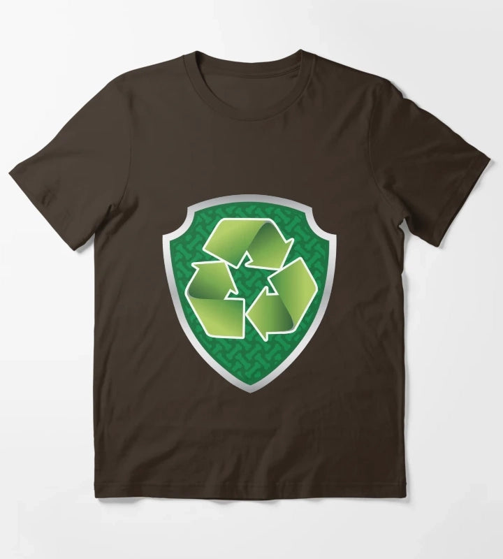 Rocky Recycle Puptag GraphicLoveShop T-Shirt Brown