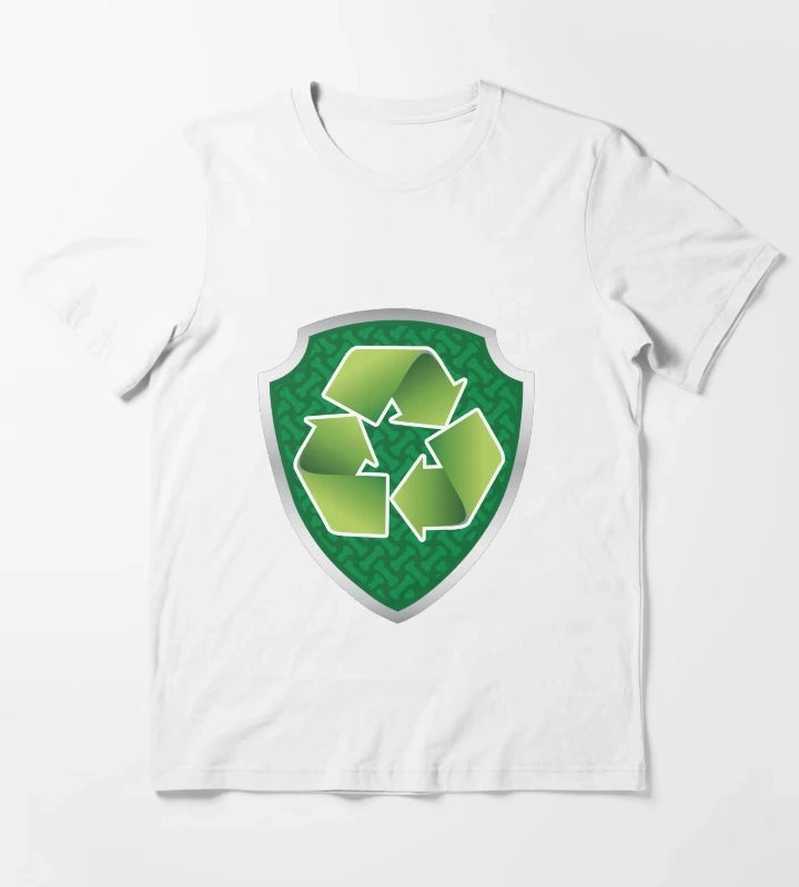 Rocky Recycle Puptag GraphicLoveShop T-Shirt White