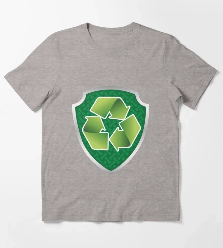 Rocky Recycle Puptag GraphicLoveShop T-Shirt Heather Grey