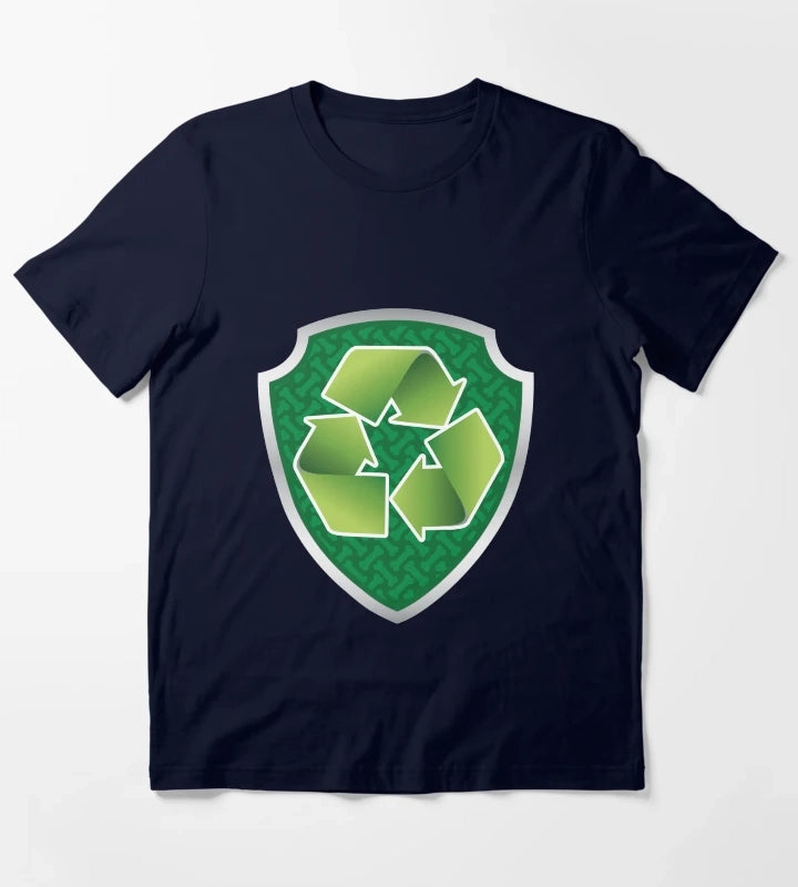 Rocky Recycle Puptag GraphicLoveShop T-Shirt Navy