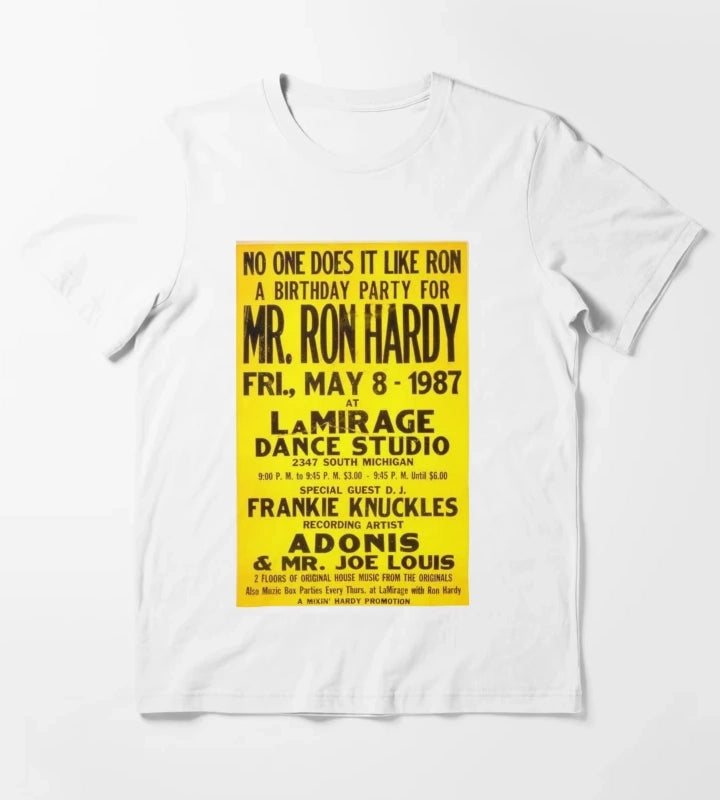 Ron Hardy House Music Legend T-Shirt White