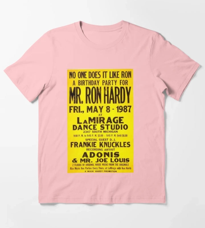 Ron Hardy House Music Legend T-Shirt Dark Grey