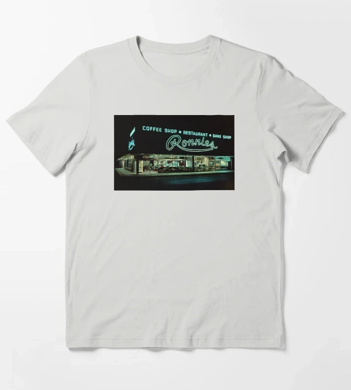 Ronnies Restaurant Orlando Florida T-Shirt Light Grey