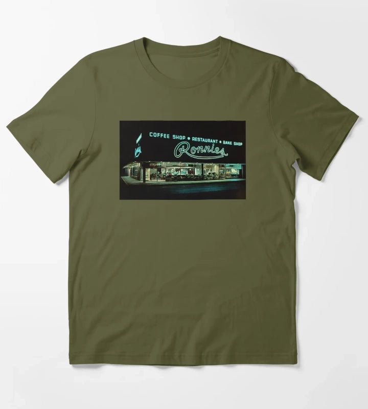 Ronnies Restaurant Orlando Florida T-Shirt Olive Green