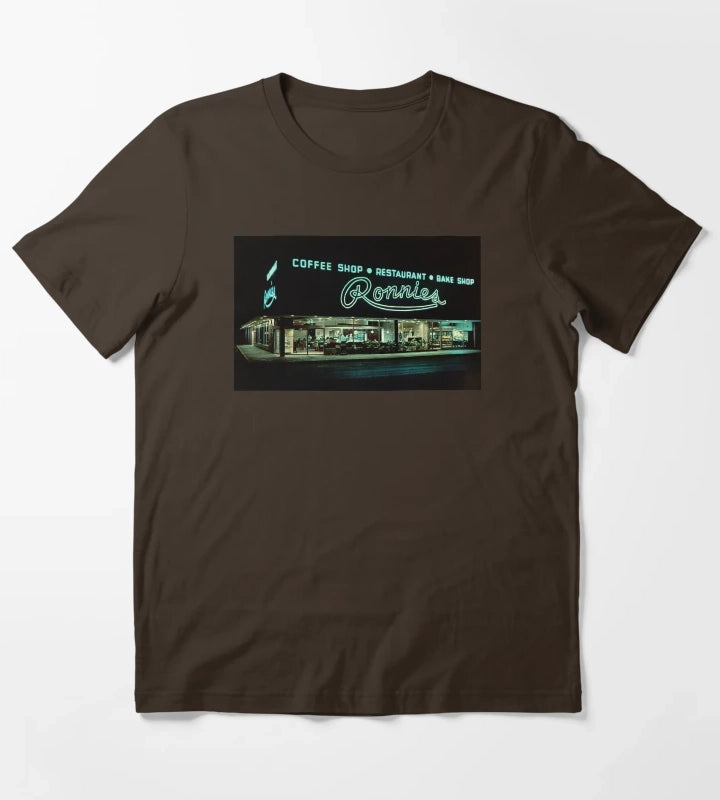 Ronnies Restaurant Orlando Florida T-Shirt Brown