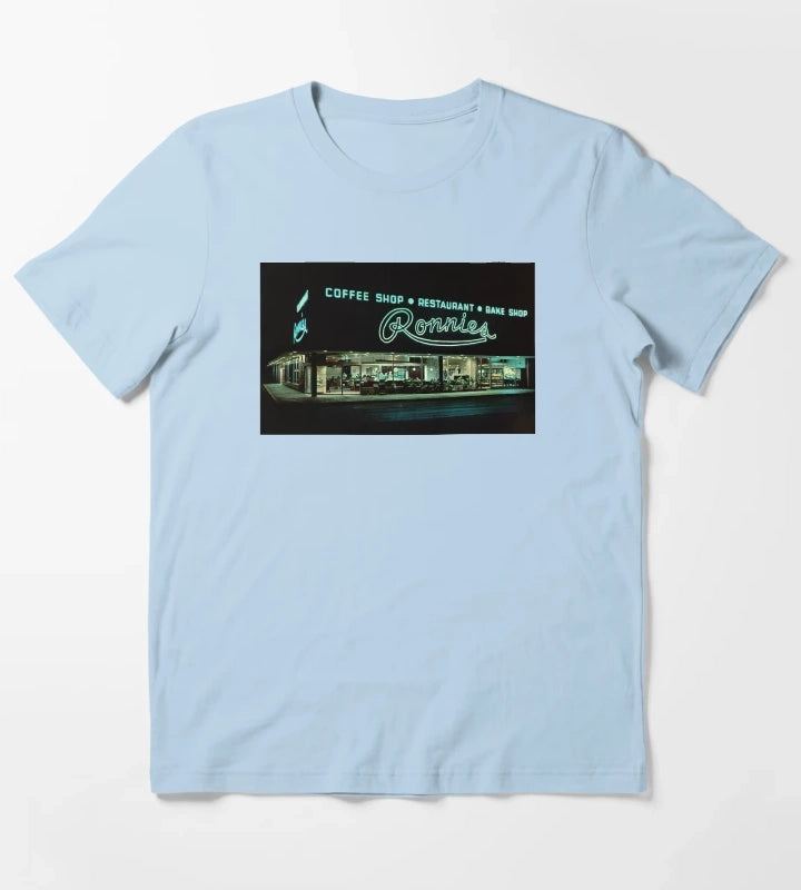 Ronnies Restaurant Orlando Florida T-Shirt Sky Blue