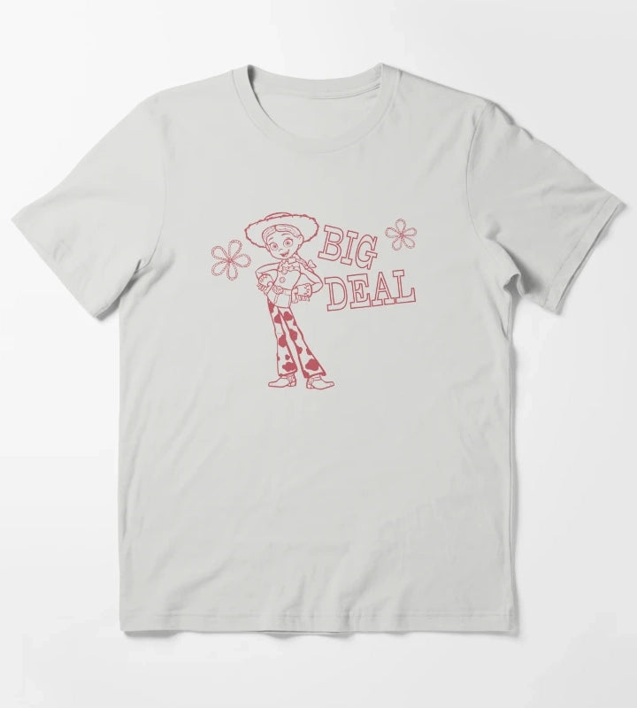 Rootin Tootin Jessie western cowgirl T-Shirt Light Grey