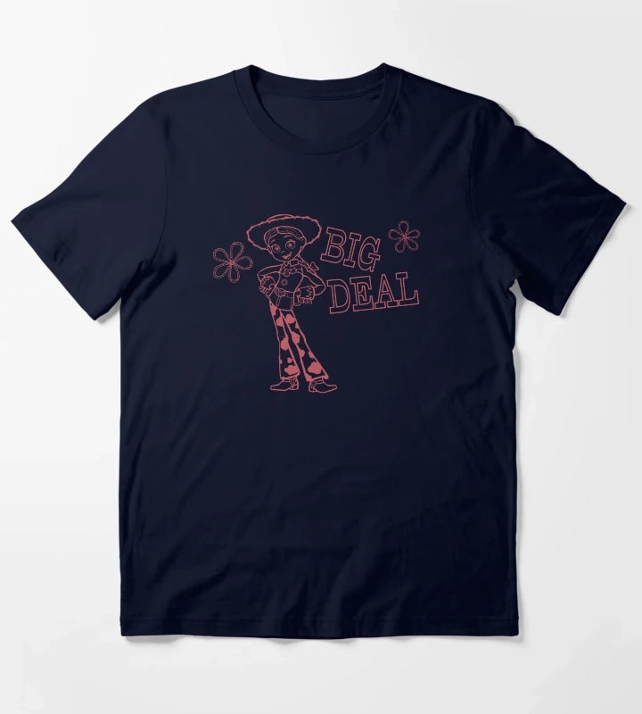 Rootin Tootin Jessie western cowgirl T-Shirt Navy