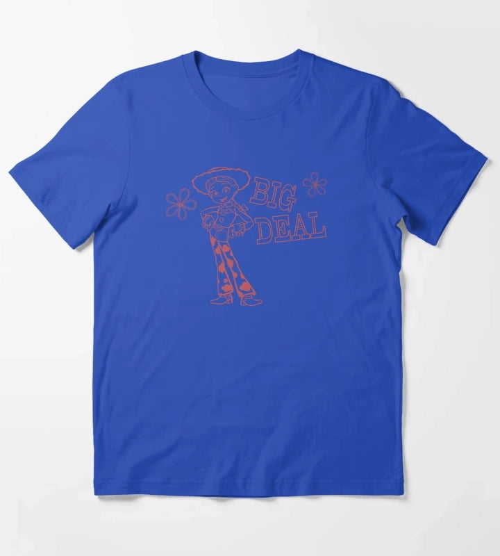 Rootin Tootin Jessie western cowgirl T-Shirt Blue