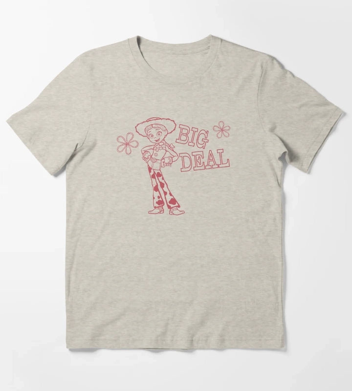 Rootin Tootin Jessie western cowgirl T-Shirt Cream