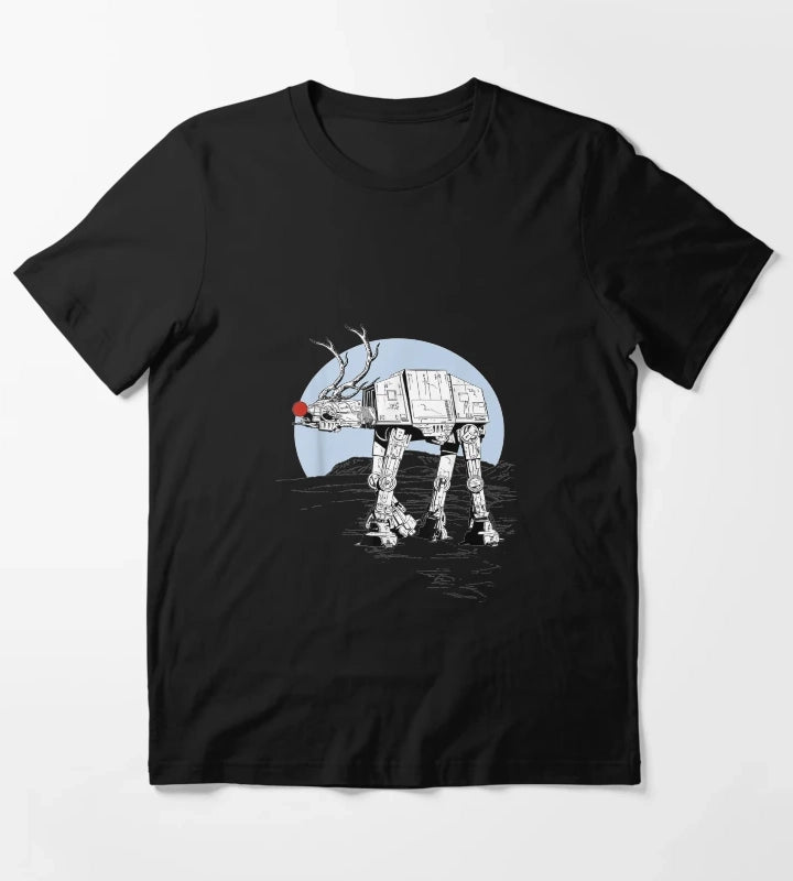 Rudolph ATAT Walker Christmas Graphic T-Shirt