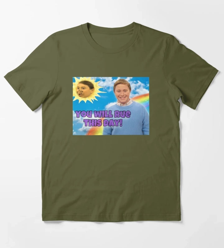 Rue This Day iCarly T-Shirt Olive Green
