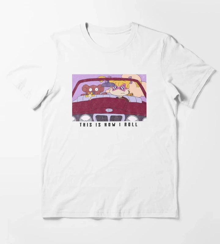 Rugrats Angelica And Cynthia This Is How I Roll T-Shirt White