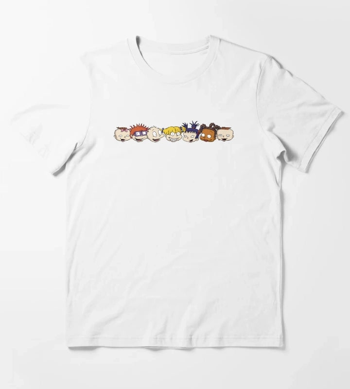 Rugrats Character Headshots Line Up T-Shirt White