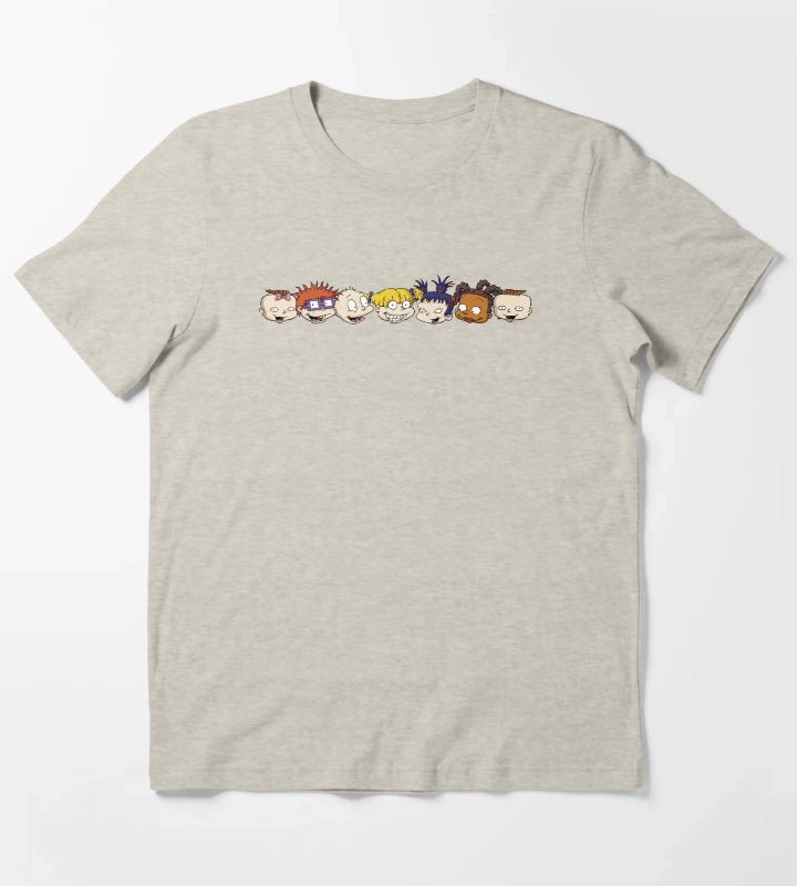 Rugrats Character Headshots Line Up T-Shirt Cream