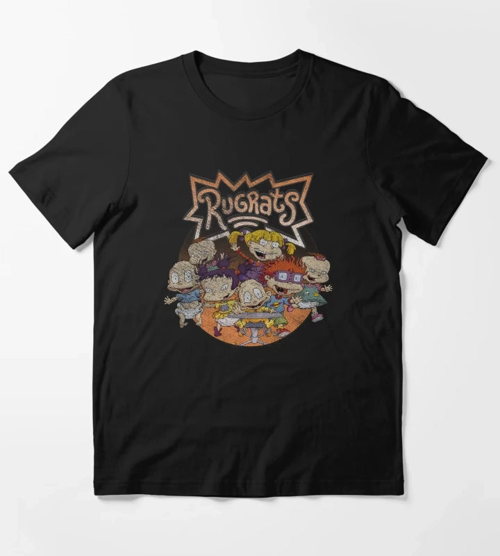 Rugrats Group Shot Distressed Logo T-Shirt
