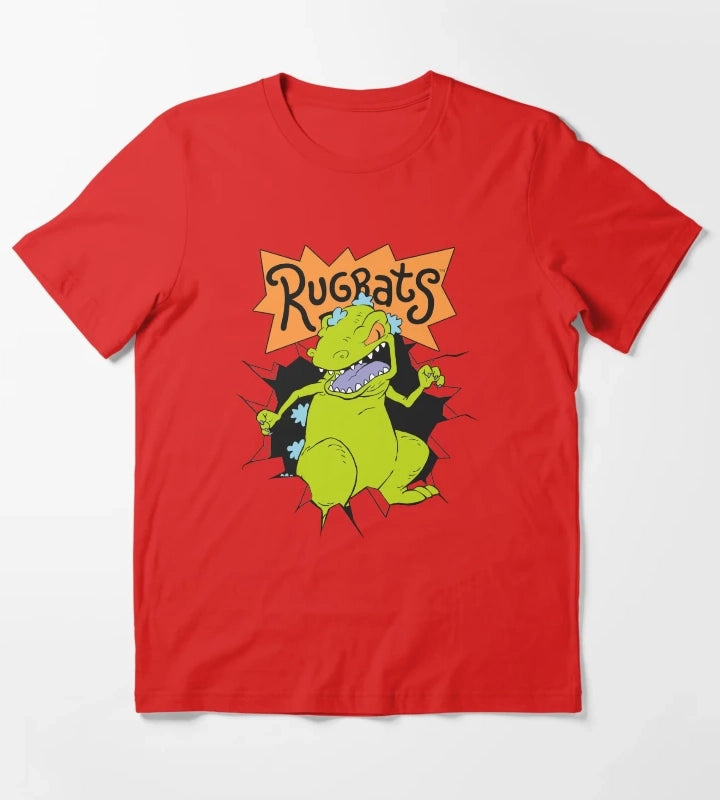 Rugrats Reptar Breakthrough Logo T-Shirt Red