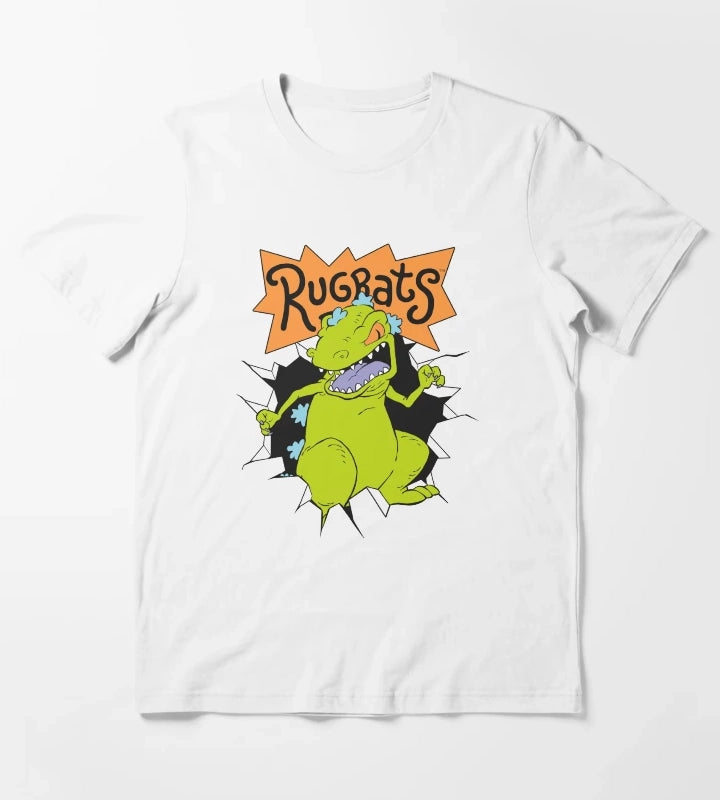 Rugrats Reptar Breakthrough Logo T-Shirt White