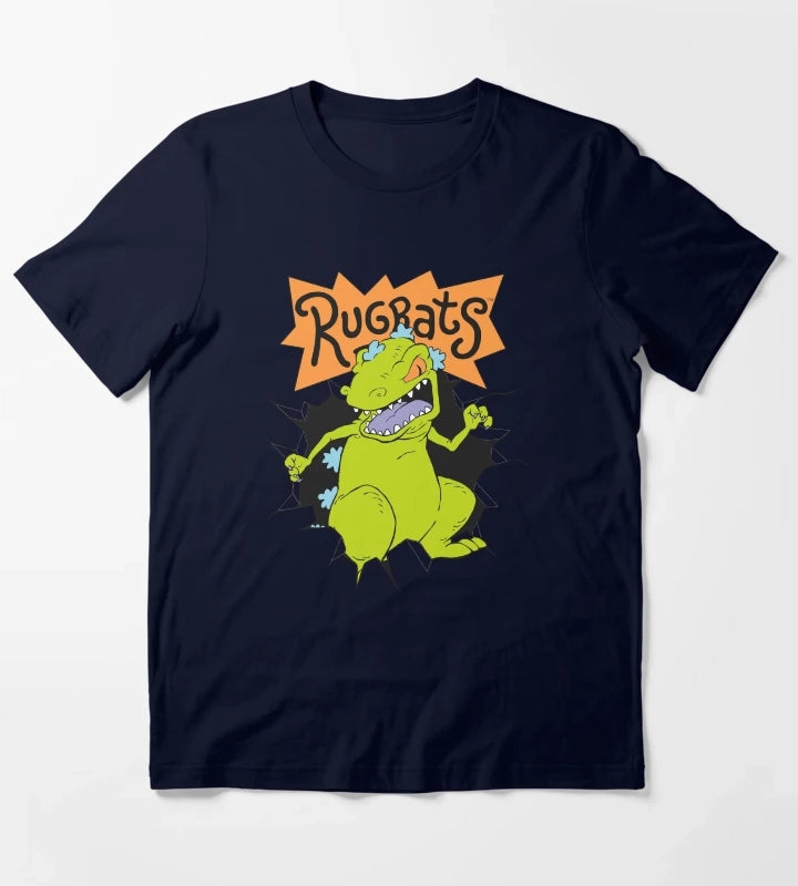 Rugrats Reptar Breakthrough Logo T-Shirt Navy