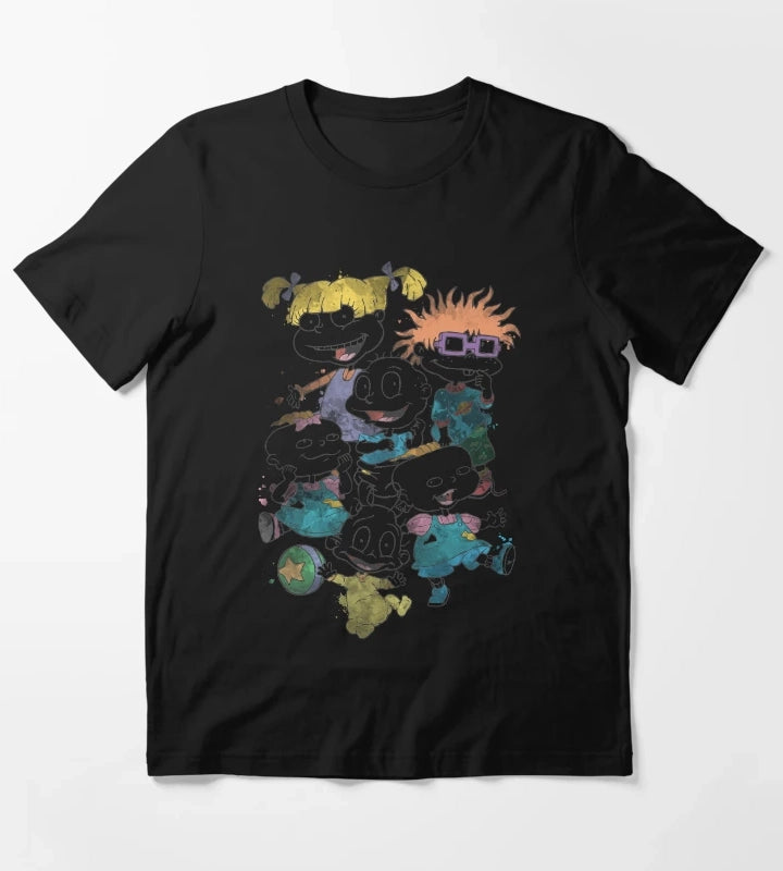 Rugrats Watercolor Group Shot Poster T-Shirt