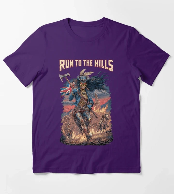 Run to the Hills T-Shirt Purple